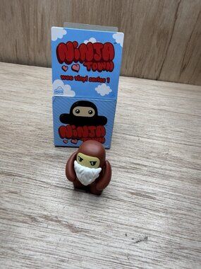 kidrobot Ninja Town Bearded Ninja Vinyl Toy